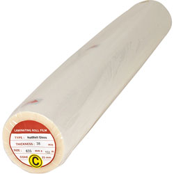 Business Source Laminate Roll, 1 in Core, 1.5Mil, 25 in x 500', 2/RL, Clear