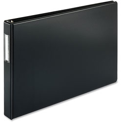 Business Source Reference Binder, 11 in x 17 in, 1 in, Black