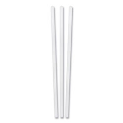 Berkley Square Jumbo Plastic Straw, 7.75 in, Clear, 500/Box, 24 Boxes/Carton