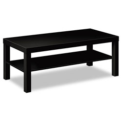 Basyx by Hon Laminate Occasional Table, 42w x 20d x 16h, Black