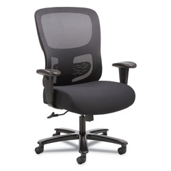 Hon 1-Fourty-One Big and Tall Mesh Task Chair, Supports up to 350 lbs., Black Seat/Black Back, Black Base