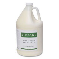 Biotone® Nuti-Naturals Massage Lotion, 1 gal Bottle, Nature Scent