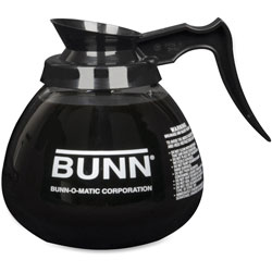 Bunn 12 Cup Standard Decanter, Clear/Black