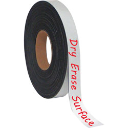 MasterVision™ Magnetic Adhesive Tape Roll, Black, 1 in x 4 Ft.