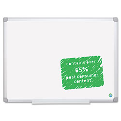 MasterVision™ Earth Easy-Clean Dry Erase Board, 48 x 72, Aluminum Frame