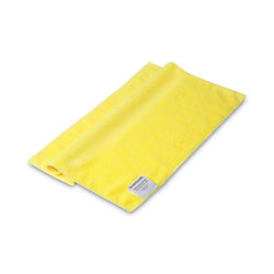 Boardwalk Microfiber Cleaning Cloths, 16 x 16, Yellow, 24/Pack
