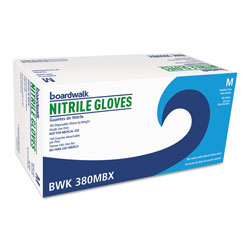 Boardwalk Disposable General-Purpose Nitrile Gloves, Medium, Blue, 4 mil, 100/Box