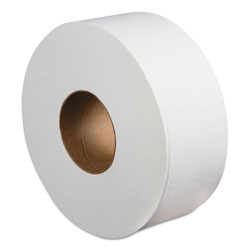 Boardwalk Jumbo Roll Bathroom Tissue, Septic Safe, 2-Ply, White, 3.4 in x 1000 ft, 12 Rolls/Carton