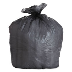 Boardwalk High-Density Can Liners, 56 gal, 19 microns, 43 in x 47 in, Black, 150/Carton