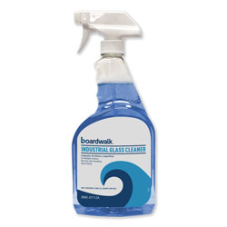 Boardwalk Industrial Strength Glass Cleaner with Ammonia, 32 oz Trigger Bottle