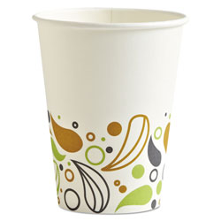 Boardwalk Deerfield Printed Paper Hot Cups, 12 oz, 20 Cups/Sleeve, 50 Sleeves/Carton