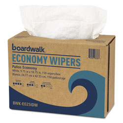Boardwalk Scrim Wipers, 4-Ply, White, 9 3/4 x 16 3/4, 900/Carton