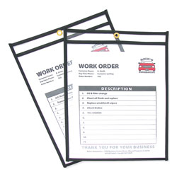 C-Line Shop Ticket Holders, Stitched, Both Sides Clear, 75 Sheets, 9 x 12, 25/Box (CLI46912)