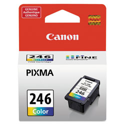 Canon 8281B001(CL-246) ChromaLife100+ Ink, 180 Page-Yield, Tri-Color