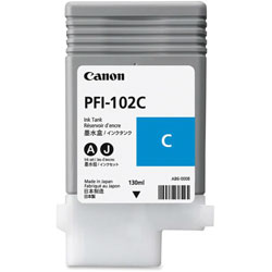 Canon Ink, Cyan, Pfi102c, 130ml