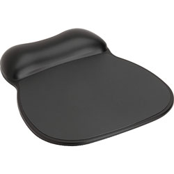Compucessory 23718 Black Stain Resistant Wrist Rest/Mousepad