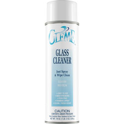 Claire Gleme Glass Cleaner - Ready-To-Use Spray - 20 fl oz (0.6 quart) - 19 oz (1.19 lb)Can - 12 / Dozen - White