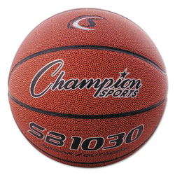Champion Composite Basketball, Official Intermediate, 29 in, Brown
