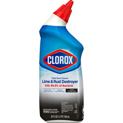 Clorox Toilet Bowl Cleaner Gel, 24oz Bottle, 12/Carton
