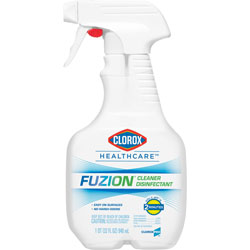 Clorox Fuzion Cleaner Disinfectant, Ready-To-Use Spray, 32 fl oz (1 quart), 216/Bundle, Translucent