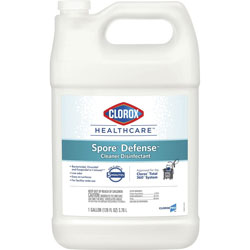 Clorox Spore Defense Disinfectant Cleaner, Ready-To-Use Liquid, 128 fl oz (4 quart), Bottle, White