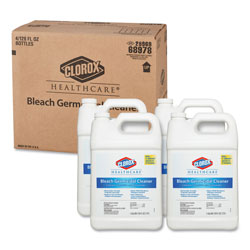 Clorox Bleach Germicidal Cleaner, 128 oz Refill Bottle, 4/Carton