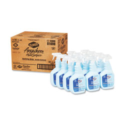 Clorox Anywhere Hard Surface Sanitizing Spray, 32oz Spray Bottle, 12/Carton (CLO01698)