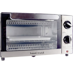 CoffeePro Toaster Oven,w/Pan,9L,14-6/10 inx12-3/4 inx9 in ,Stainless Steel