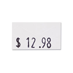 Consolidated Stamp Pricemarker Labels, 0.44 x 0.81, White, 1,200/Roll, 3 Rolls/Box