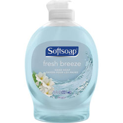 Colgate Palmolive Liquid Hand Soap, Fresh Breeze Scent, 7.5 fl oz (221.8 mL), Light Blue , 6/Carton