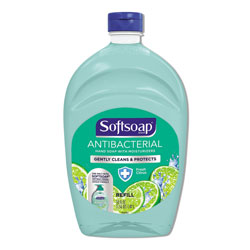 Softsoap Antibacterial Liquid Hand Soap Refills, Fresh, Green, 50 oz