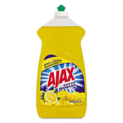 Ajax Dish Detergent, Lemon Scent, 52 oz Bottle, 6/Carton