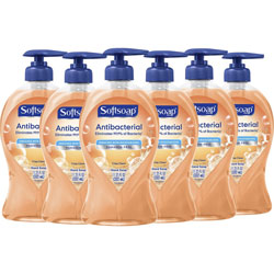Softsoap Antibacterial Soap Pump - Crisp Clean Scent - 11.3 fl oz (332.7 mL) - Pump Bottle Dispenser - 6 / Carton