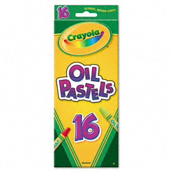 Crayola Oil Pastels,16-Color Set, Assorted, 16/Pack
