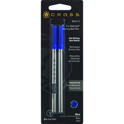 A.T. Cross Company Selectip Rollerball Pen Refill, Medium, Blue
