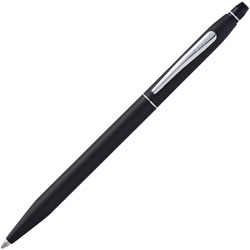 A.T. Cross Company Click Ballpoint Pen, Black Barrel, Black Ink