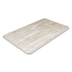 Crown Mats & Matting Cushion-Step Surface Mat, 36 x 72, Marbleized Rubber, Gray
