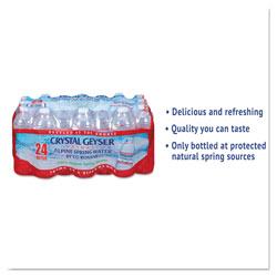 Crystal Geyser Alpine Spring Water, 16.9 oz Bottle, 24/Case (CGW24514CT)