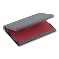 Cosco 2000 PLUS One-Color Felt Stamp Pad, #1, 4.25 in x 2.75 in, Red