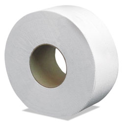 Cascades Select Jumbo Bath Tissue, Septic Safe, 2-Ply, White, 3.3 in x 500 ft, 12 Rolls/Carton