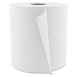 Cascades Select Roll Paper Towels, 1-Ply, 7.875 in x 800 ft, White, 6/Carton
