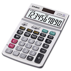 Casio JF100MS Desktop Calculator, 10-Digit LCD