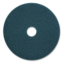 Coastwide Professional™ Cleaning Floor Pads, 20 in Diameter, Blue, 5/Carton