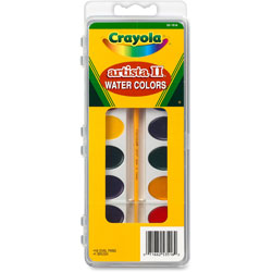 Crayola Artista II Water Colors, 16/ST, Ast