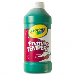 Crayola Premier Tempera Paint, Green, 16 oz