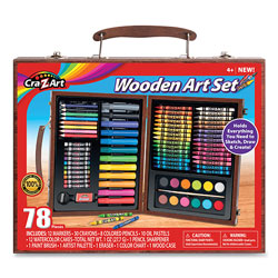 Cra-Z-Art® Wooden Art Set, 78 Pieces