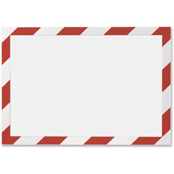 Durable Self Adhesive Frame, Ltr, Red/White