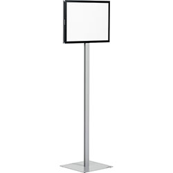 Durable Info Basic Floor Stand - Floor - Charcoal Gray