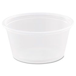 MarketPro Round Souffle Cup Lid Clear PET2500/Case 