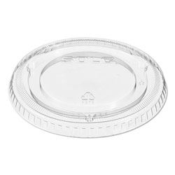 Dart Non-Vented Cup Lids, Fits 9-22 oz. Cups, Clear, 1000/Carton